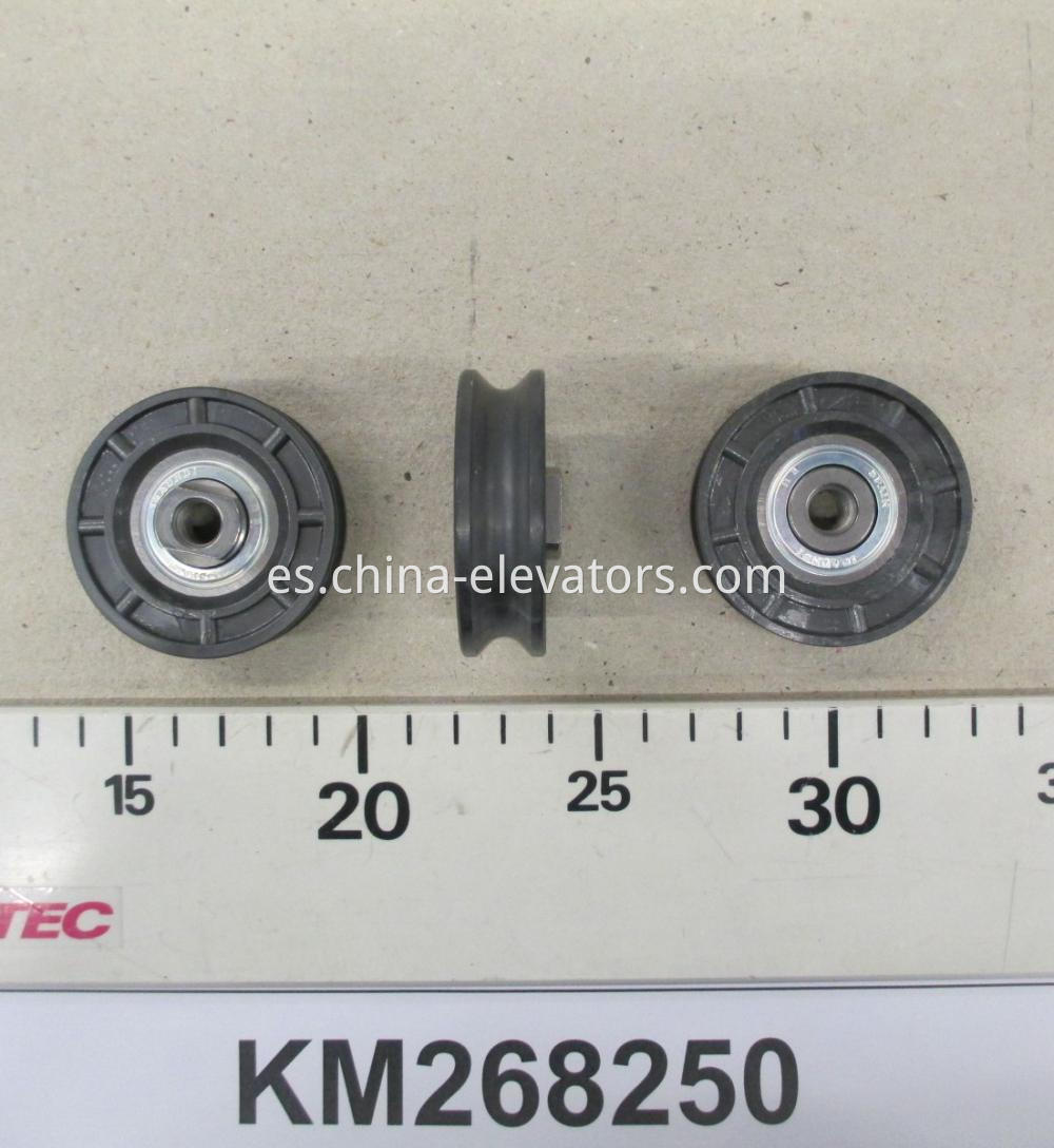 Rodillo para colgar puertas Selcom para ascensores KONE KM268250 Selcom Door Hanger Roller for KONE Elevators KM268250